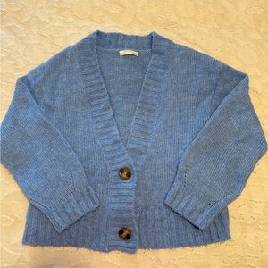 Anthropologie Light Blue Cardigan Sweater